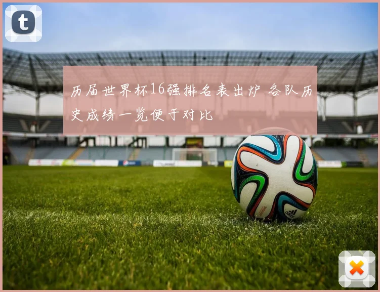 历届世界杯16强排名表出炉 各队历史成绩一览便于对比